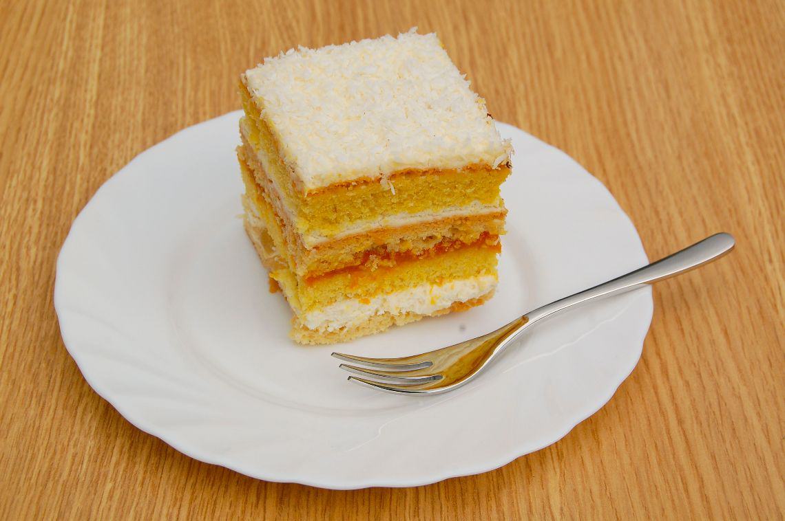 Torcik z nutą pomarańczy i liczi