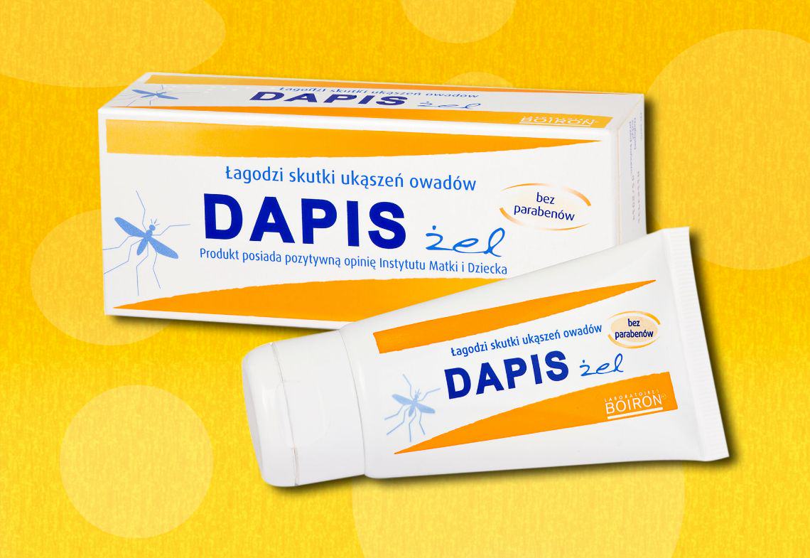 Dapis żel łagodzimy podrażnienia skóry