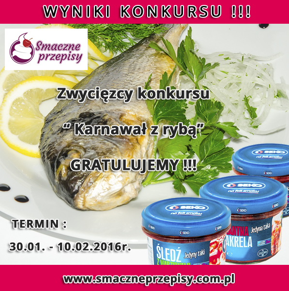 Karnawał z rybą - wyniki konkursu