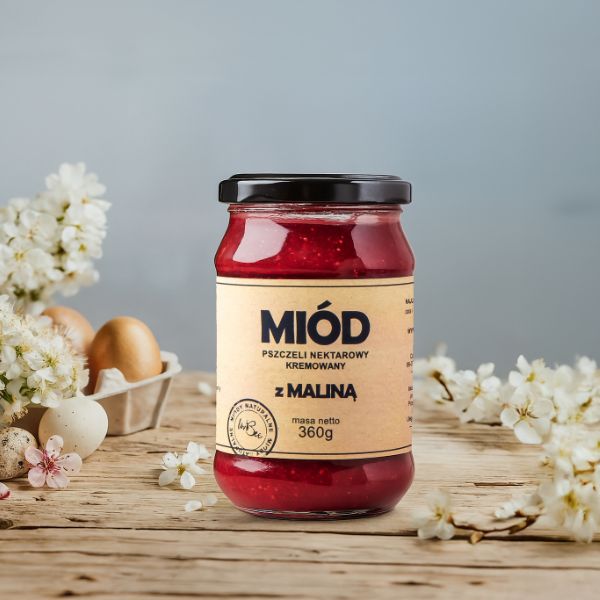 Miód z maliną Lovbee
